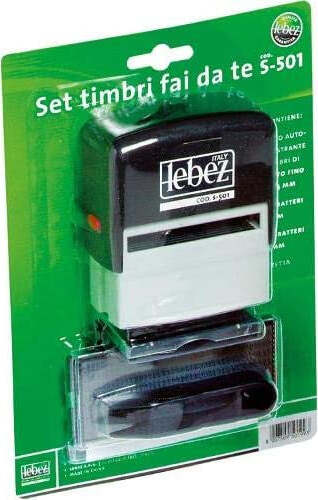 Timbro ufficio Lebez S-501 Autoinchiostrato fai da te Cancelleria e prodotti per ufficio/Archivio ufficio e accessori per scrivania/Etichette divisori per schedario e timbri/Timbri e materiali per timbri/Timbri Scontolo.net - Potenza, Commerciovirtuoso.it