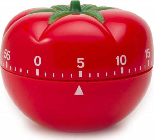 Timer-Analogico-Pomodoro-60-Minuti-Orologio-Da-Cucina-Retro'-Allarme-Sonoro-Rosso