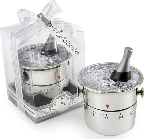 TIMER FORMA DI SECCHIELLO CON BOTTIGLIA BOMBONIERE LAUREA NOZZE SPOSI BATTESIMO  Trade Shop italia - Napoli, Commerciovirtuoso.it