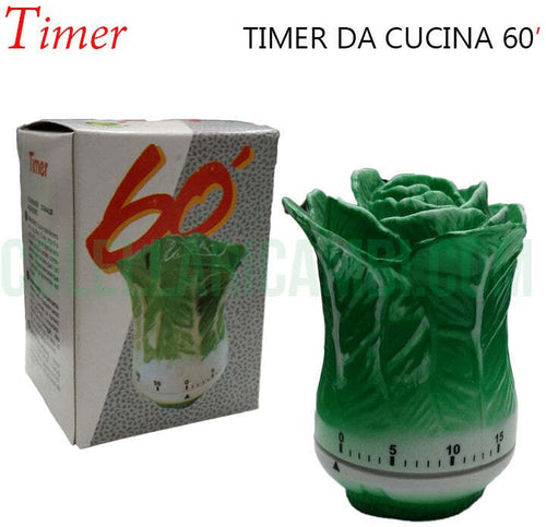 Timer Orologio Contaminuti da Cucina 60' Insalata