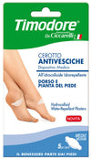 Timodore cerotto medio antivesciche per dorso e pianta del piede 5 pezzi