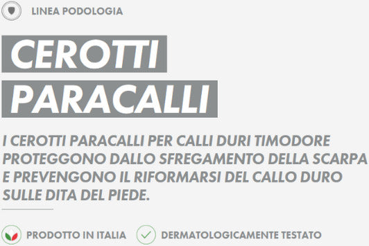 Timodore cerotto paracalli ad azione protettiva per calli molli interdigitali 9 pezzi