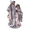 Natività monoblocco per presepe in tessuto decorazione natalizia h 47 cm