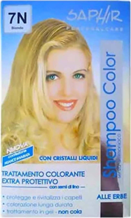 Tinta per Capelli Professionale Saphir Professional Shampoo Color Trattamento Colorante Extra Protettivo Con Semi Di Lino Colore Ricco Copre Capelli Bianchi Bellezza/Cura dei capelli/Colore/Colore permanente Profumeria Chèri - Locri, Commerciovirtuoso.it