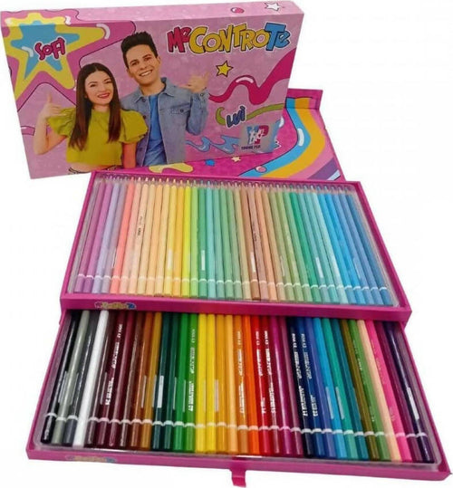 Tinta unita Cassettiera Colori Due Piani Me Contro Te Con 72 Pastelli Colorati Cancelleria e prodotti per ufficio/Penne matite scrittura e correzione/Marcatori ed evidenziatori/Pennarelli per disegno Cartoleria Deja Vu - Crotone, Commerciovirtuoso.it