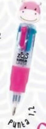 Tinta Unita Mini Penna 4 Colori Con Micoriniezione Zoo Cancelleria e prodotti per ufficio/Penne matite scrittura e correzione/Penne e ricariche/Penne roller a inchiostro gel Cartoleria Deja Vu - Crotone, Commerciovirtuoso.it