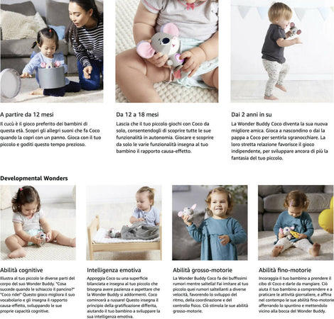 Tiny Love Wonder Buddy Coco La Topolina Gioco Bambino 1 Anno Gioco Educativo Interattivo Con 7 Divertenti Attività Che Favoriscono L'immaginazione Per Bambini 12 Mesi+ Giochi e giocattoli/Elettronica per bambini/Animali interattivi La Casa Del Bebè - Napoli, Commerciovirtuoso.it