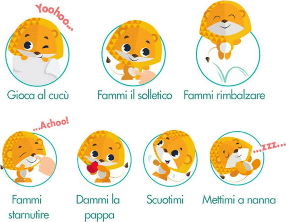 Tiny Love Wonder Buddy Leonardo Il Leoncino, Gioco Bambino 1 Anno, Gioco Educativo Interattivo Con 7 Divertenti Attività Che Favoriscono L'immaginazione, Per Bambini 12 Mesi+ Giochi e giocattoli/Elettronica per bambini/Animali interattivi La Casa Del Bebè - Napoli, Commerciovirtuoso.it