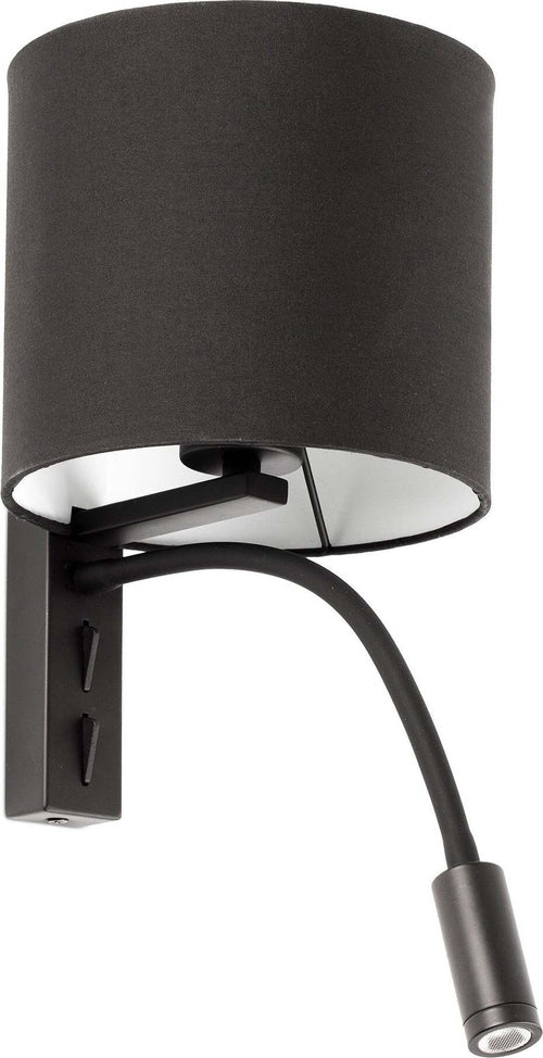 TIRA Lampada da parete nera con lettore LED Illuminazione/Illuminazione per interni/Illuminazioni per pareti/Applique Led Mall Home - Napoli, Commerciovirtuoso.it