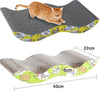 Tiragraffi-Gatto-In-Carta-Cartone-Ondulato-Tira-Graffi-Gioco-Per-Gatti-Letto