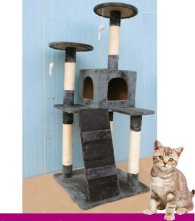 TIRAGRAFFI PER GATTI ALBERO PARCO GIOCHI GIOCO TIRA GRAFFI GATTO H120 CM Prodotti per animali domestici/Gatti/Lettini accessori per il letto e mobili/Colonne tiragraffi Trade Shop italia - Napoli, Commerciovirtuoso.it