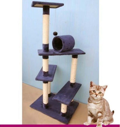 TIRAGRAFFI PER GATTI ALBERO PARCO GIOCHI GIOCO TIRA GRAFFI GATTO H137 CM Prodotti per animali domestici/Gatti/Lettini accessori per il letto e mobili/Colonne tiragraffi Trade Shop italia - Napoli, Commerciovirtuoso.it