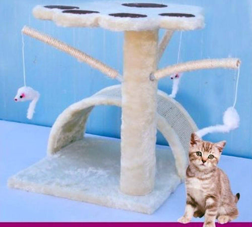 TIRAGRAFFI PER GATTI ALBERO PARCO GIOCHI GIOCO TIRA GRAFFI GATTO H44 CM Prodotti per animali domestici/Gatti/Lettini accessori per il letto e mobili/Colonne tiragraffi Trade Shop italia - Napoli, Commerciovirtuoso.it