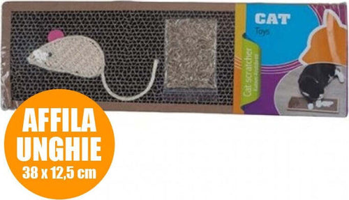 TIRAGRAFFI PER GATTO SUPPORTO UNGHIE GATTI 38 X 12,5 CM TIRA GRAFFI CON MENTA Prodotti per animali domestici/Gatti/Lettini accessori per il letto e mobili/Colonne tiragraffi Trade Shop italia - Napoli, Commerciovirtuoso.it
