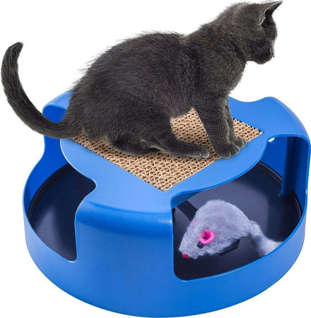 TIRAGRAFFI TIRA GRAFFI GIOCO PER CATTI GATTO CIRCOLARE CON TOPOLINO INTERNO Prodotti per animali domestici/Gatti/Lettini accessori per il letto e mobili/Colonne tiragraffi Trade Shop italia - Napoli, Commerciovirtuoso.it