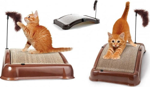 TIRAGRAFFI TIRA GRAFFI TREATMENT PER GATTI GATTO SPAZZOLA ERBA LIMA UNGHIE GIOCO Prodotti per animali domestici/Gatti/Lettini accessori per il letto e mobili/Colonne tiragraffi Trade Shop italia - Napoli, Commerciovirtuoso.it