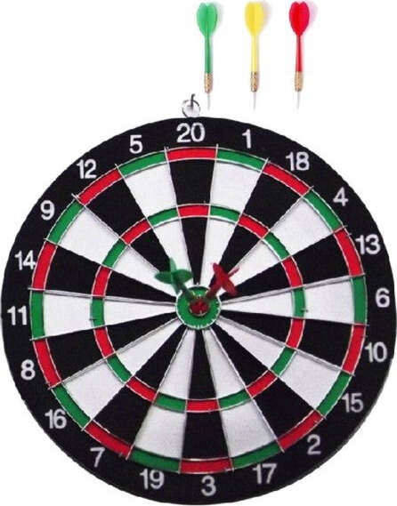 Tiro Al Bersaglio Con 4 Freccette Gioco Bianco Nero Frecce Cerchi Centro 29,5cm Sport e tempo libero/Sport/Freccette/Bersagli/Bersagli standard Trade Shop italia - Napoli, Commerciovirtuoso.it
