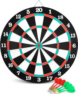 Bersaglio Freccette Per Bambini Pieghevole - Doppia Faccia Con Palline Adesive, Gioco Sicuro 66cm