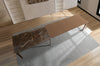Tavolo Capella con gambe in ferro, piano in ceramica e allunghe in MDF 160/400 x 90 x h 75 cm