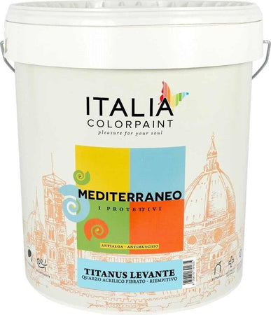 Titanus Levante Quarzo Acrilico Fibrato Riempitivo Mediterraneo Antialga Fai da te/Pitture trattamenti per pareti e utensili/Vernice e fondo/Pittura per pareti Ogomondo - Martina Franca, Commerciovirtuoso.it