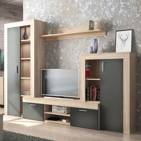 TITO---parete-attrezzata-soggiorno-300x35x198-h-Nero-Milani-Home