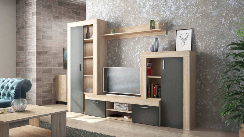 TITO---parete-attrezzata-soggiorno-300x35x198-h-Nero-Milani-Home
