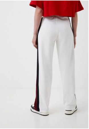 Tommy Hilfiger PANTALONE TUTA STR SPLIT GLOBAL STRIPE PANTS da donna