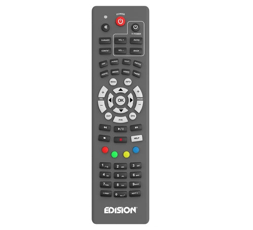 Telecomando Edision EDI-RCU UNIVERSAL 1 ALU GRIGIO per diversi modelli
