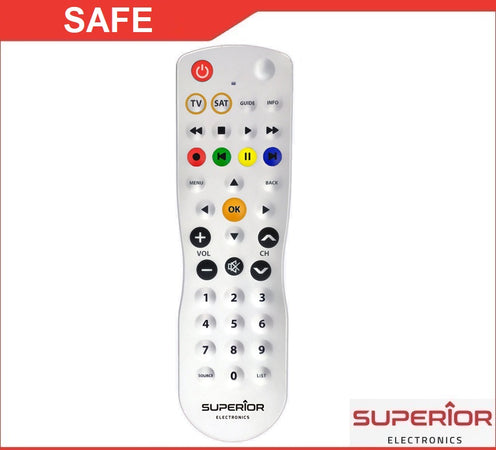 Telecomando programmabile con superficie lavabile SUPERIOR SAFE