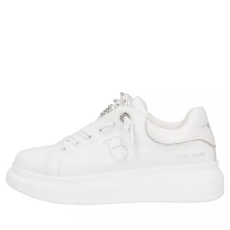ToscaBlu Donna Sneakers gioiello Astrid in pelle con perle