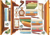 TO-DO---CARTA-DECOUPAGE-SOFT-PAPER-SCHOLAR'S-STUDY-50X70CM