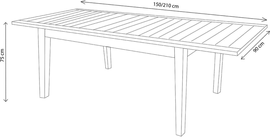 TOBI---tavolo-in-teak-allungabile-150/210-x-90-Marrone-Milani-Home