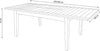 TOBI---tavolo-in-teak-allungabile-220/300-x-100-Marrone-Milani-Home