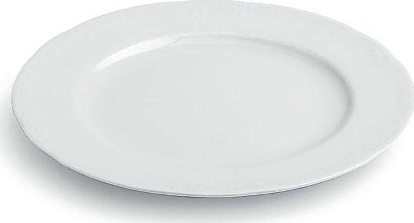 TOGNANA---PIATTO-PIANO-IN-PORCELLANA-28-CM-LINEA-WIEN-BIANCO