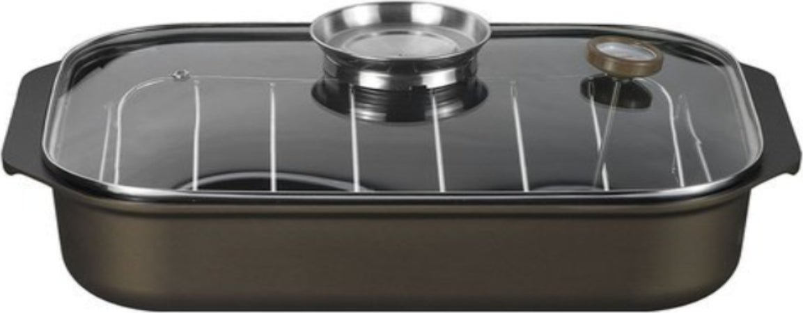 TOGNANA---ROSTIERA-MULTIFUNZIONE-5-PEZZI---34X25CM---ALLUMINIO/BRONZO