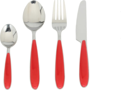 TOGNANA---SERVIZIO-POSATE-24-PEZZI---GLOSSY-ROSSO