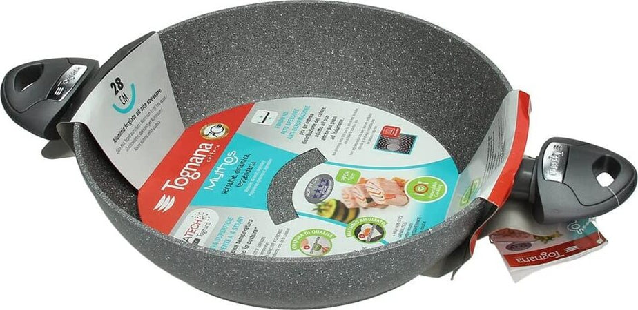 TOGNANA---TEGAME-28CM-LINEA-MYTHOS-MARBLE-ANTIADERENTE-AD-ALTO-SPESSORE
