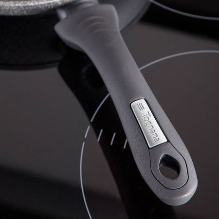 TOGNANA---TEGAME-CREPIERA-28CM-MANICO-FISSO-LINEA-MYTHOS-MARBLE-ANTIADERENTE