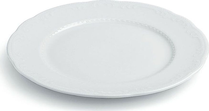TOGNANA--PIATTO-PIANO-IN-PORCELLANA-31-CM-LINEA-WIEN-BIANCO
