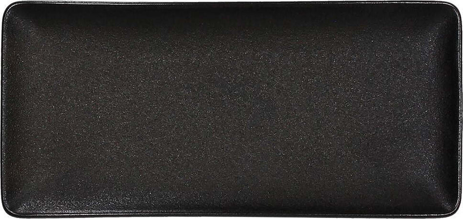 TOGNANA-Piatto-portata-28-x-13,5-x-2,5-cm-Rettangolare-Sashimi-JAP-BLACK-Nero