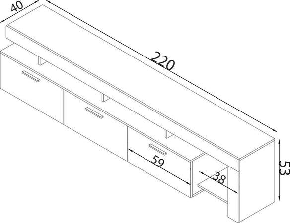 TOKE---porta-tv-di-design-con-3-cassetti-Olmo-Milani-Home