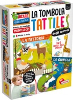 Tombola tattile degli animali Montessori Plus - Lisciani Giochi e giocattoli/Giochi educativi e scientifici/Lettura e scrittura/Giochi di ortografia e sillabazione Eurocartuccia - Pavullo, Commerciovirtuoso.it