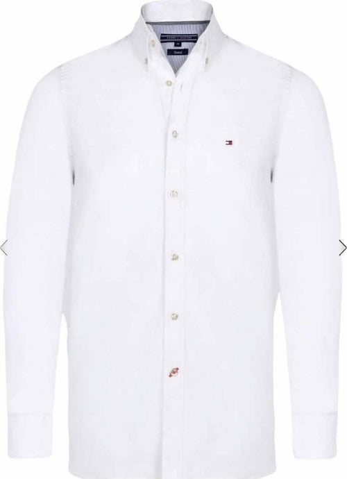 Tommy Hilfiger Camicia Uomo Slim Fit Button Down Camicia Fashion Casual 100 % Cotone Stretch Logo Ricamato Moda/Uomo/Abbigliamento/T-shirt polo e camicie/Camicie casual Euforia - Bronte, Commerciovirtuoso.it