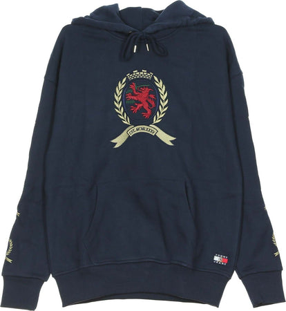 Tommy-Hilfiger-Felpa-Cappuccio-Donna-Tjw-Crest-Hoodie-Dark-Sapphire-da-donna