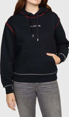 Tommy-Hilfiger-FELPA-MDRN-REG-GBL-STP-HOODIE-da-donna
