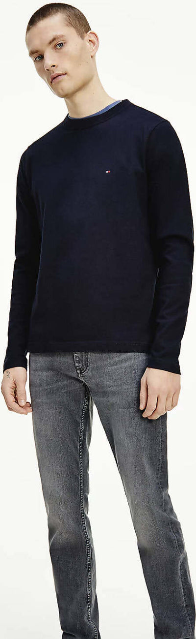 Tommy Hilfiger Felpa Uomo 85%Cotone Logo Ricamato Bandierina Felpa per Lui Felpa Tommy Hilfiger Euforia - Bronte, Commerciovirtuoso.it