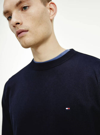 Tommy Hilfiger Felpa Uomo 85%Cotone Logo Ricamato Bandierina Felpa per Lui Felpa Tommy Hilfiger Euforia - Bronte, Commerciovirtuoso.it