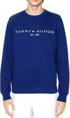 Tommy Hilfiger Felpa Uomo Tinta Unita Girocollo Felpa in Misto Cotone Con Logo Moda/Uomo/Abbigliamento/Felpe/Felpe senza cappuccio Euforia - Bronte, Commerciovirtuoso.it