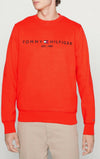 Tommy Hilfiger Felpa Uomo Tinta Unita Girocollo Felpa in Misto Cotone Con Logo Moda/Uomo/Abbigliamento/Felpe/Felpe senza cappuccio Euforia - Bronte, Commerciovirtuoso.it