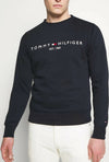 Tommy Hilfiger Felpa Uomo Tinta Unita Girocollo Felpa in Misto Cotone Con Logo Moda/Uomo/Abbigliamento/Felpe/Felpe senza cappuccio Euforia - Bronte, Commerciovirtuoso.it